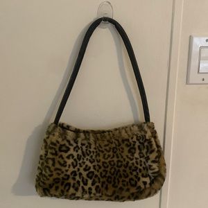 Leopard print handbag